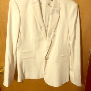 NWT Express One Button Jacket Ivory Size 10
